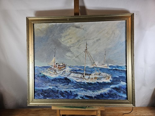 Danfish trawler auf see - auf,