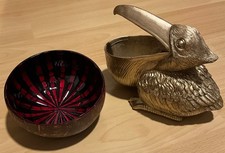 🥥PELIKAN Dekoschale gold