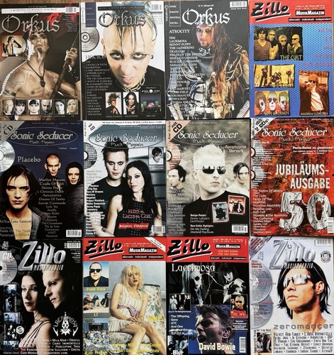 Magazine incl cds zillo - 12,