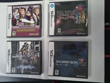Ace Attorney, Final Fantasy, World Ends with you - Nintendo DS Box only US