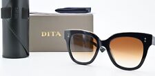 DITA Sonnenbrille Day Tripper 22031 D NVY GLD 55 Cat Eye Glanz Dunkelblau Luxus