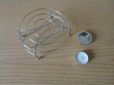 Stövchen Warmhalteplatte mit Teelichthalter Teewärmer Speisenwärmer Metall