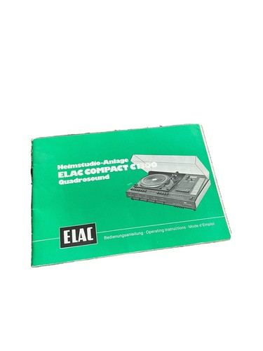 Anleitung elac compact c1300 - anleitung,