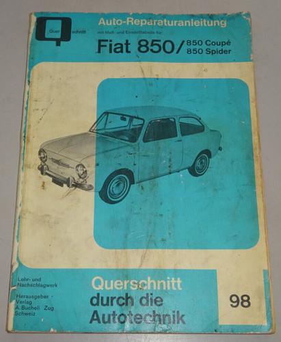 Reparaturanleitung fiat 850 - reparaturanleitung,