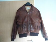 Vintage Herren Leder Piloten Jacke L - XL Scully