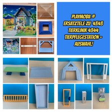 jk- Playmobil Ersatzteile 4343 4344 7437 Tierklinik Tierpflegestation - Auswahl