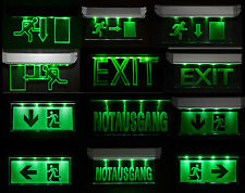 LED Notleuchte Notbeleuchtung Exit Notausgang Fluchtwegleuchte Licht Fluchtweg к