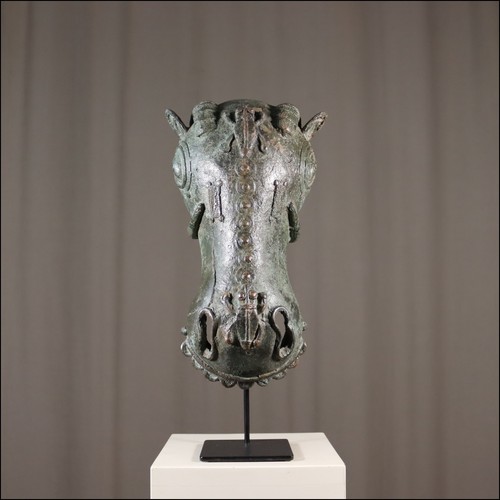 89995 bronze tierkopf nigeria - bronze,