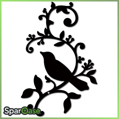 Metall-Vogel-Wanddekoration