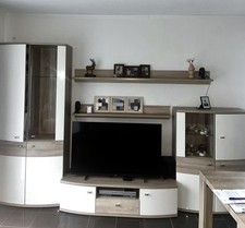 Wohnwand aus holz modern - aus,