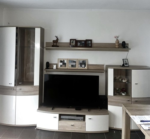 Wohnwand aus holz modern - wohnwand, holz,