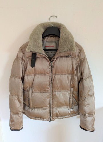 Prada daunenjacke shearling - prada,
