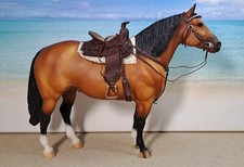 Westernsattel Western Set für Resin Breyer Stone Modellpferde model horse