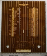 Seltene große Radio-Skala für IMPERIAL Musiktruhe 