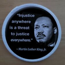 Martin Luther King MLK BLM Patch Abzeichen Aufnäher Badges