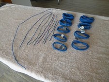 Elektrokabel HO7V U 1,5mm² Kupfer Volldraht starr blau Reste 41,26 Meter