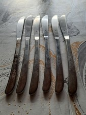 WMF Silk  6 Tafelmesser Cromargan