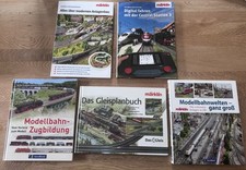 5 Märklin Bücher Modellbahnbau H0 Gleisplanbuch Anlagenbau