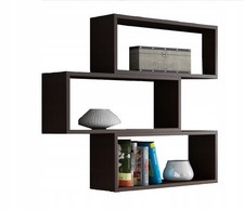 Wandregal ada 93x93 wenge - cm, |