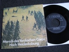 Eterna 410 136-Marsch des Yorckschen Corps 7" Vinyl-1975 DDR East Germany-NVA