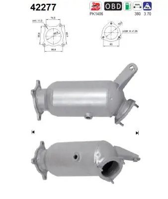 Katalysator euro 42277 - katalysator,
