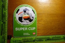Alter Aufkleber Deutsche Bahn SUPER CUP Fussball-Turnier 1988 Kicker