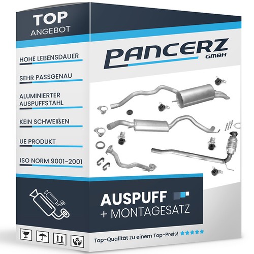 Auspuffanlage für 2 - für, vw