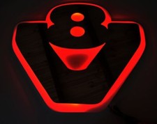 24V LED Platte Silber Matt