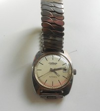 VINTAGE Herrenarmbanduhr  Marke "Pallas-Adora" Datum- Automatic um 1970