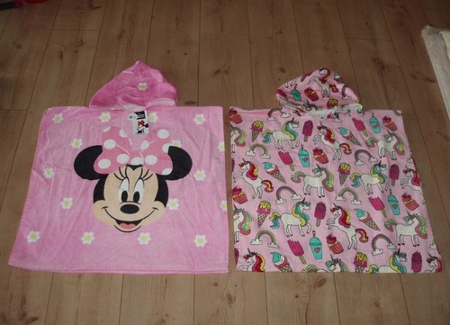 Neu kinder poncho kapuzen - 2x,