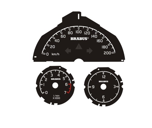 Tachoscheibe speedometer 200