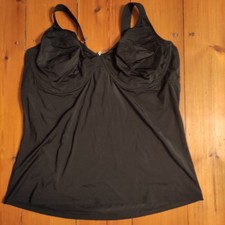 Unterwäsche BH-Hemd Bügel BH Sheego Gr. 115 F Schwarz Neuwertig