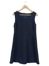 COS Businesskleid Damen Gr. 36/S Blau Ärmellos Business Stil