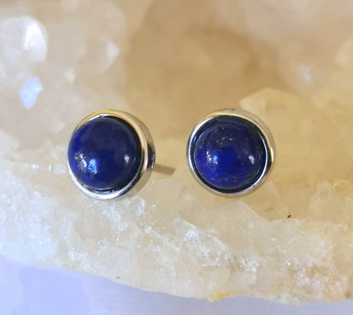 Ohrringe mit lapis lazuli - ohrringe,