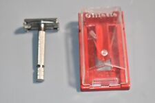 Gillette Super Speed Safety Razor / Rasierhobel Vintage Germany OVP /j4