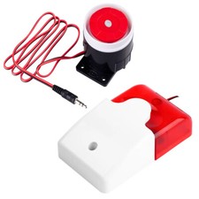 Alarm Sirene 9V 12V Piezo Auto KFZ Motorrad Alarmanlage  klein laut mini 110dB