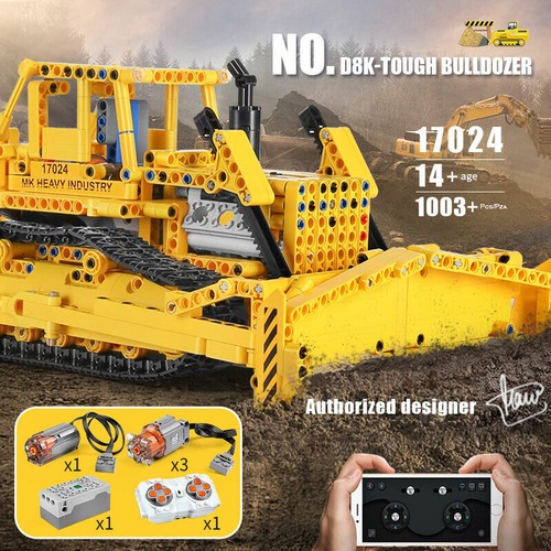 Mould king 17024 bulldozer mit - mould,