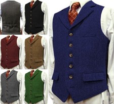 Jagd Herren Tweed Weste