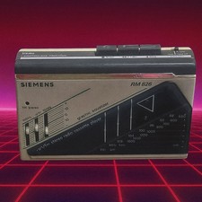Siemens RM 826 Walkman AM/FM Radio Kassette mit Equalizer Vintage