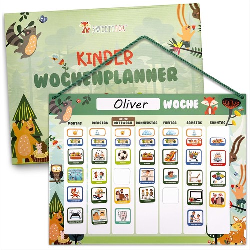 Wochenplaner für kinder - für,