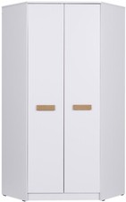 Marmex Grant G8 - Eckschrank; Kleiderschrank mit Kleiderstange und Einlegeböden