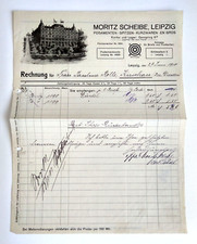 Rechnung Moritz Scheibe