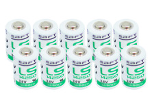 10x Saft LS 14250 1/2 AA Lithium Batterie 3,6V, Li-SOCl2