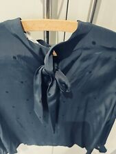 Tommy Hilfiger, Bluse Dunkelblau, Neuwertig, Gr. 6/S 