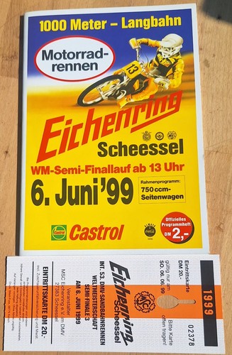 Speedway programm ticket - speedway,