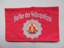 DDR - Armbinde.  "Helfer der