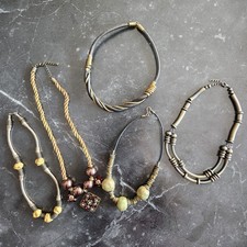 Konvolut Modeschmuck 5 Ketten