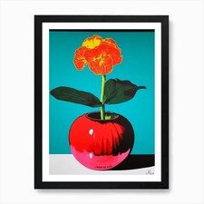 Amaryllis vase pop - amaryllis, art