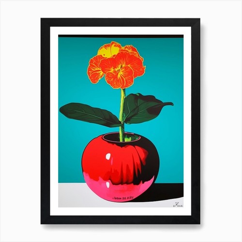 Amaryllis vase pop - pop, art
