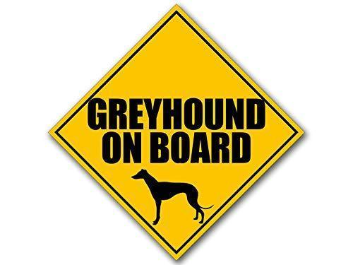 10cm aufkleber greyhound on - aufkleber,